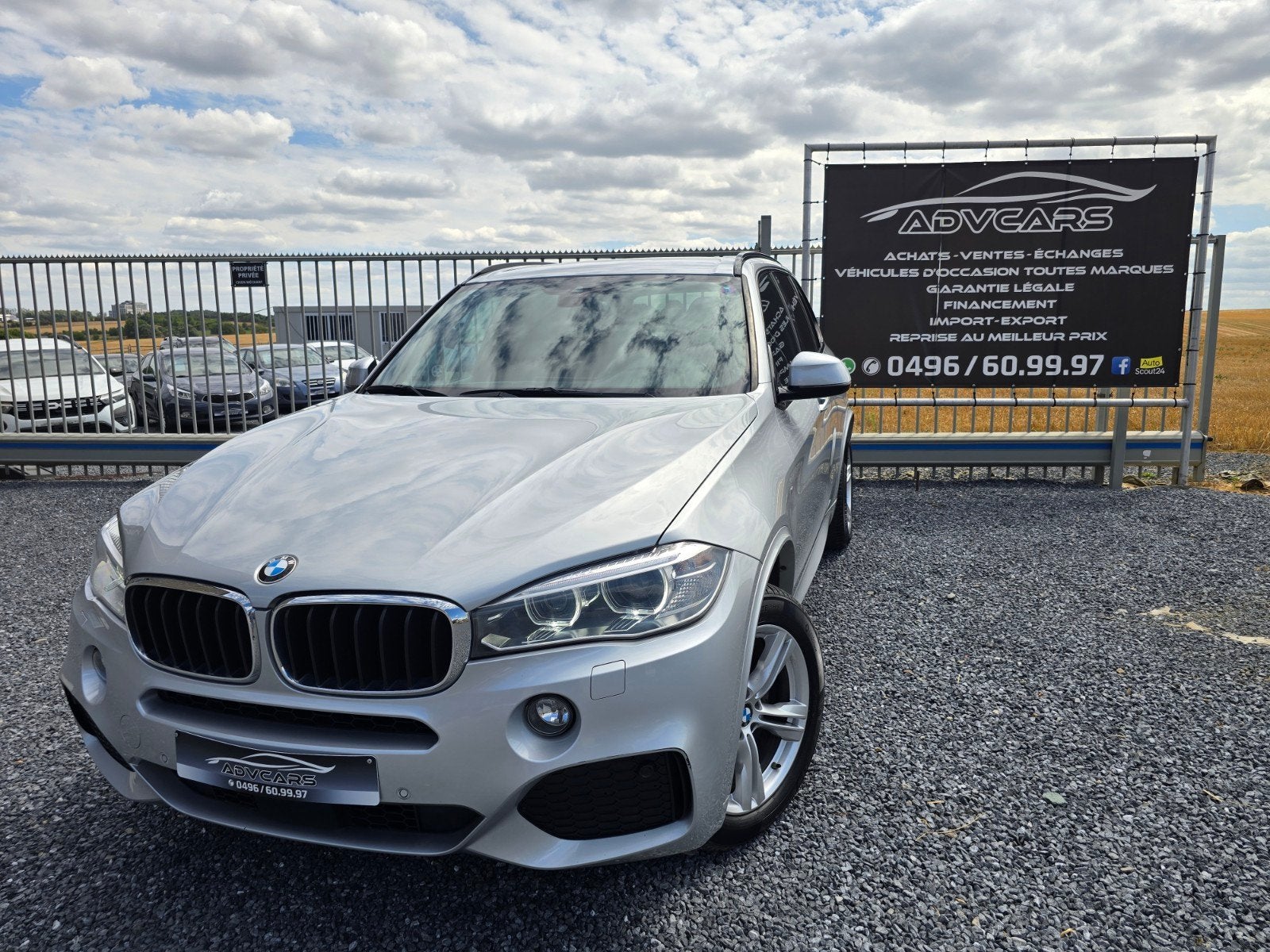 BMW X5 XDRIVE25 PACK M, Autos, Cuir, Argent ou Gris, Achat, Entreprise