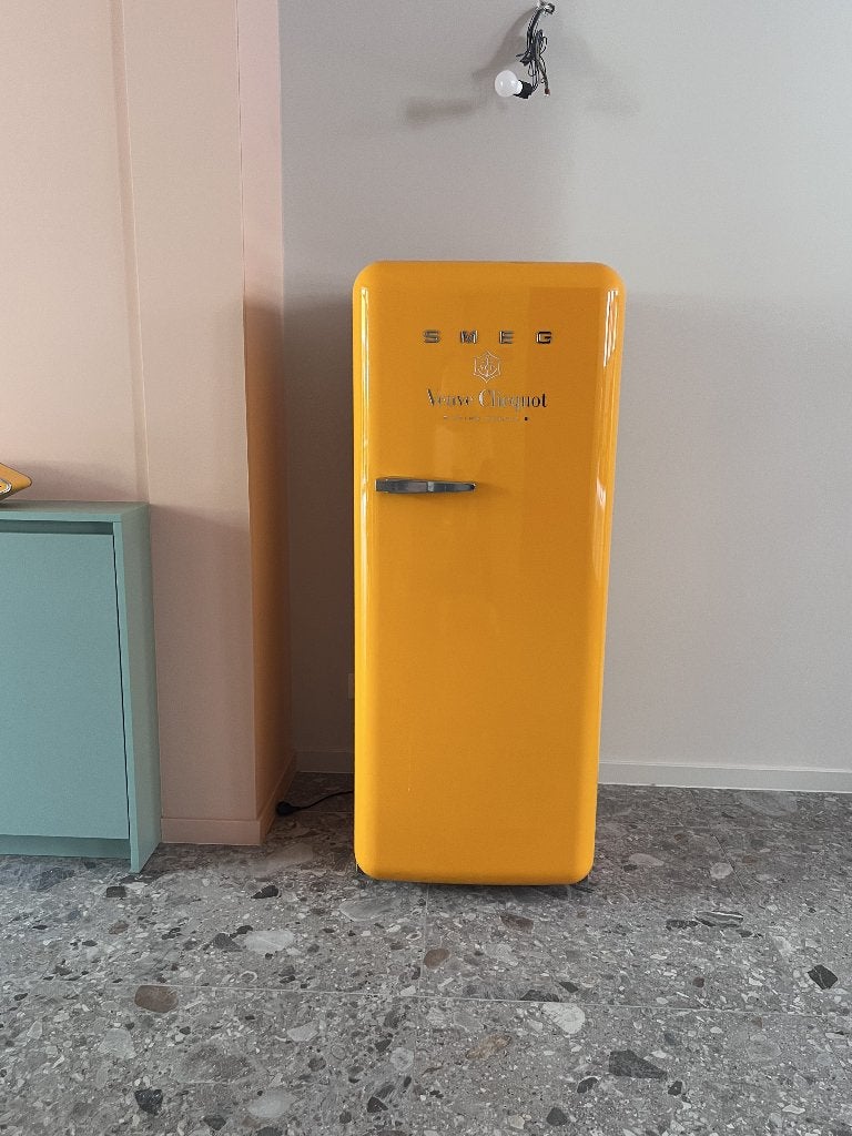 Design SMEG Veuve Clicquot koelkast special edition, Enlèvement, Utilisé, Autres types