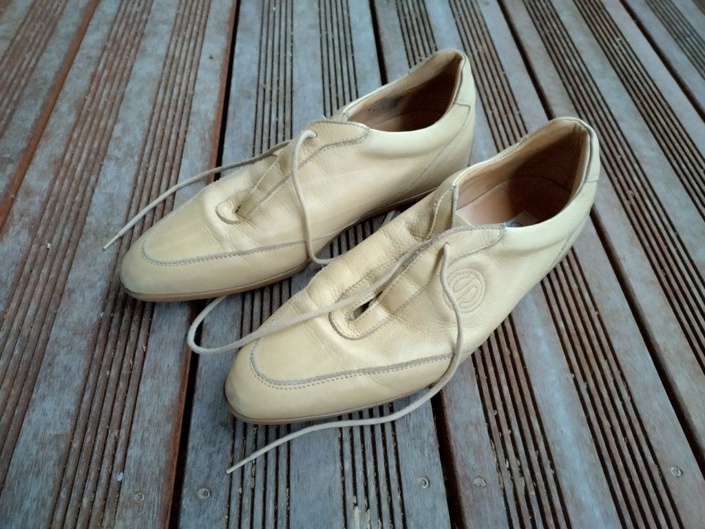 Derbies cuir Olivier Strelli 38, Olivier Strelli, Enlèvement ou Envoi, Beige, Porté