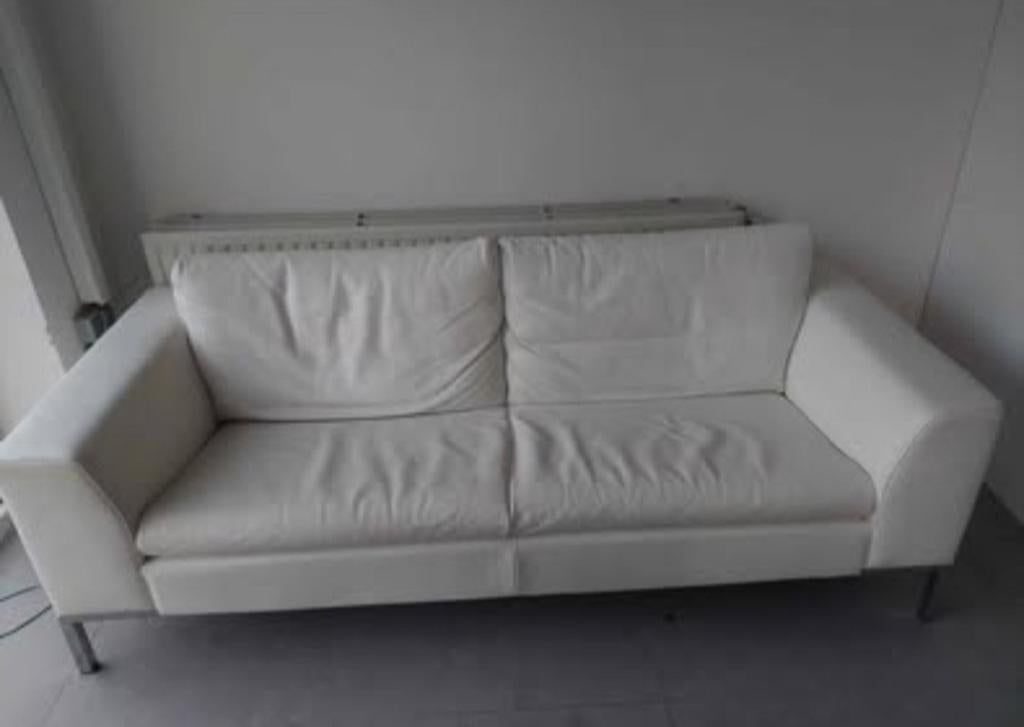 Chaise en cuir crème Natuzzi à vendre, Maison & Meubles, Canapés | Coins salons complets, Enlèvement, Comme neuf, Cuir