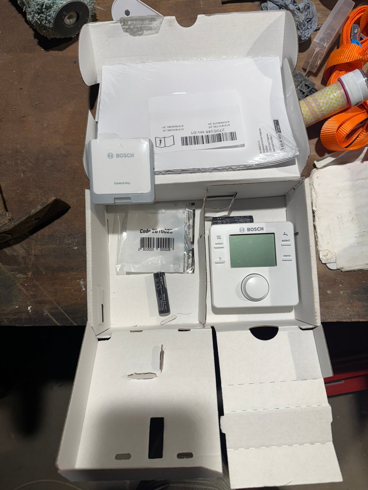 Bosch KCR 110 RF draadloze thermostaatset (7738113600) Nieuw, Enlèvement, Comme neuf