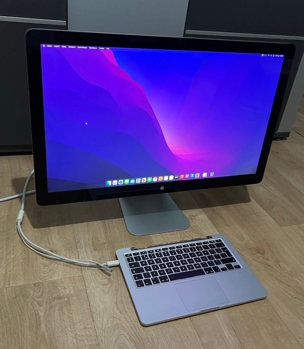 Écran Apple Cinema Thunderbolt 27 pouces et Macbook Pro 2015, Informatique & Logiciels, Apple Macbooks, Utilisé, MacBook, 256 GB