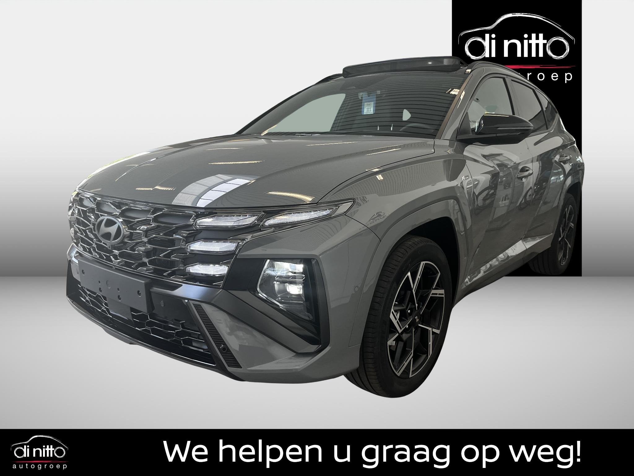 Hyundai Tucson 1.6 T-GDi Hybrid Shine Shadow N-Line, Autos, Neuf, Argent ou Gris, Achat, 129 g/km