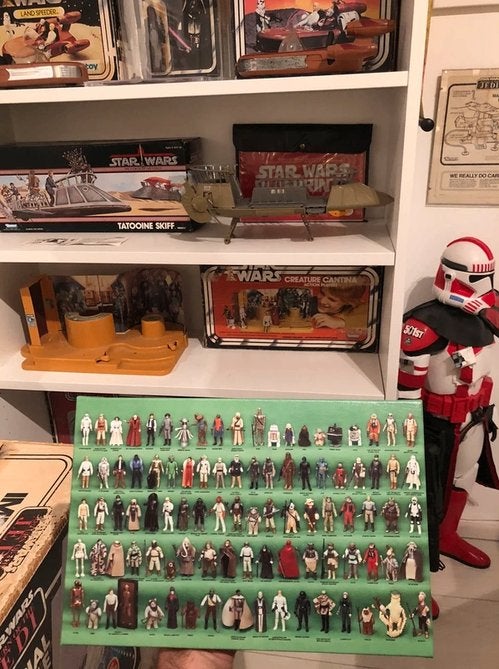 Panneau figurines star wars vintage 1978-1985, Enlèvement ou Envoi, Comme neuf