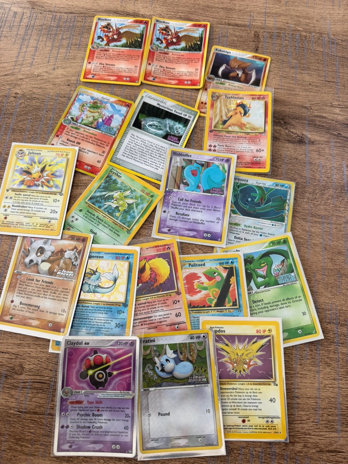 Vintage Pokemon kaarten, Hobby en Vrije tijd, Ophalen of Verzenden, Zo goed als nieuw
