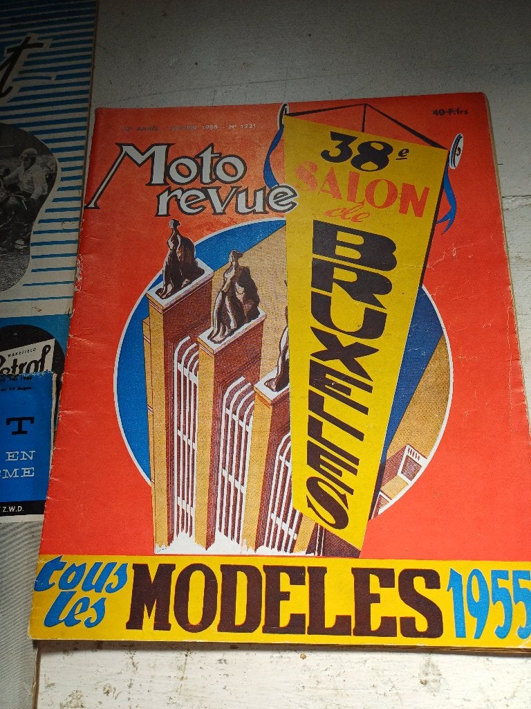 MOTO OLTIMER (lot de 7 revues / 1949 1955), Livres, Enlèvement ou Envoi, Utilisé