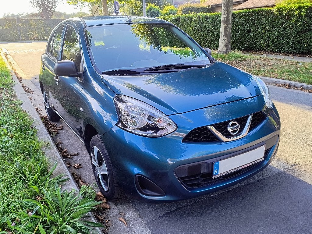 Prachtige Nissan Micra, Auto's, Voorwielaandrijving, Stof, Euro 6, Blauw