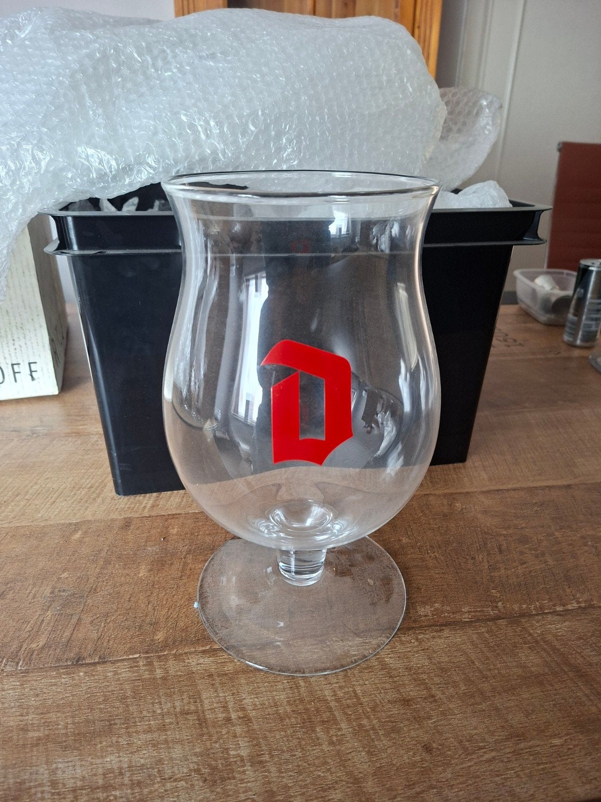 2 XXL Duvel glazen, Enlèvement, Neuf, Verre à bière