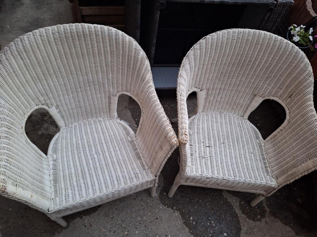 Rieten stoel, Tuin en Terras, Ophalen, Wicker