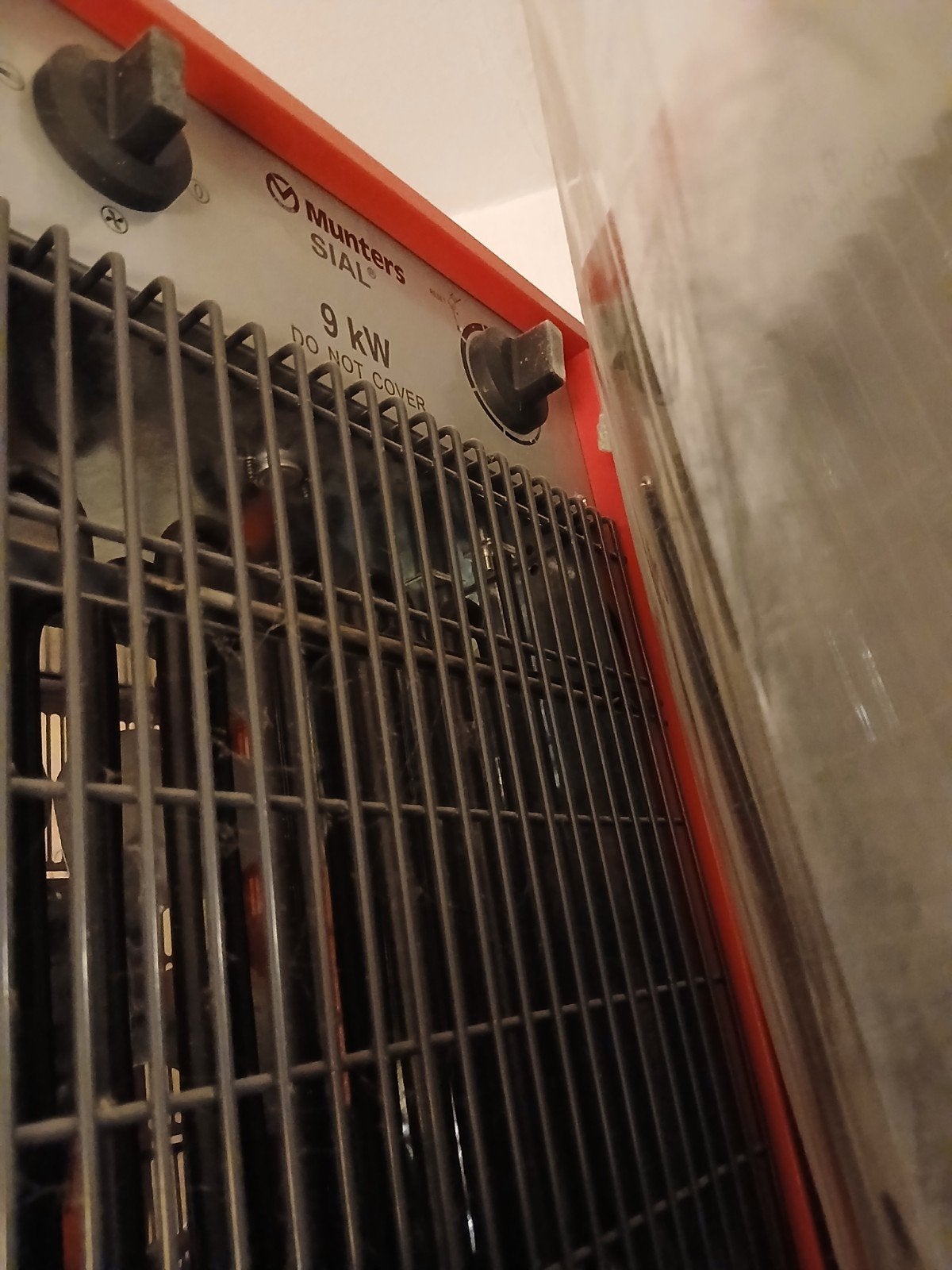 Warmelucht blazer 9kw, Ophalen, Zo goed als nieuw, 800 watt of meer, Kachel