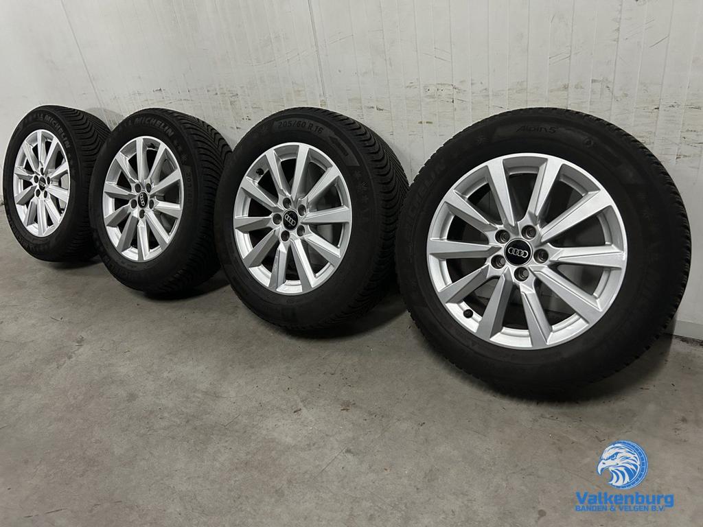7-8mm! Originele Audi A1 82A 16 inch velgen 5x100 winterband, Auto-onderdelen, Banden en Velgen, Gebruikt, -, Banden en Velgen