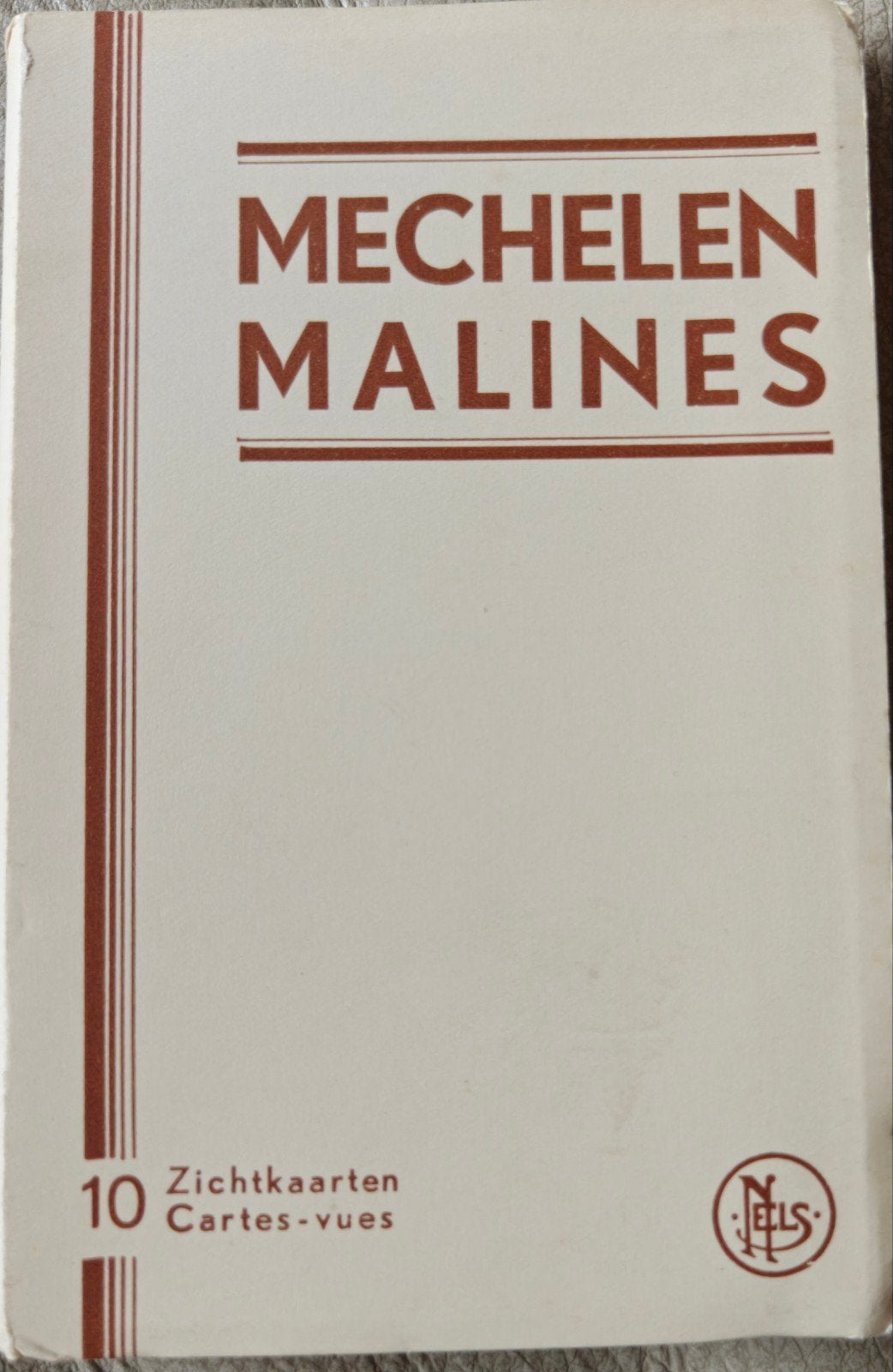 Carnet de cartes postales anciennes Mechelen Malines - Nels, Enlèvement ou Envoi, 1920 à 1940, Non affranchie, Anvers