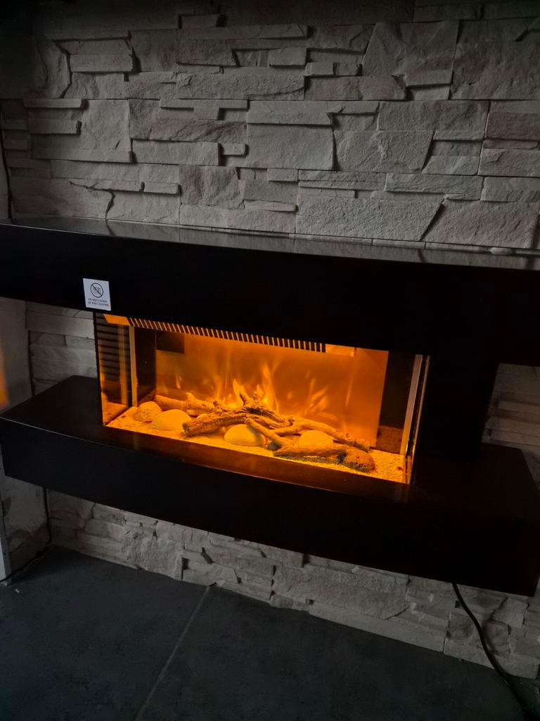 Cheminée décorative chauffage 2000W ou 10W (flammes seules), Enlèvement