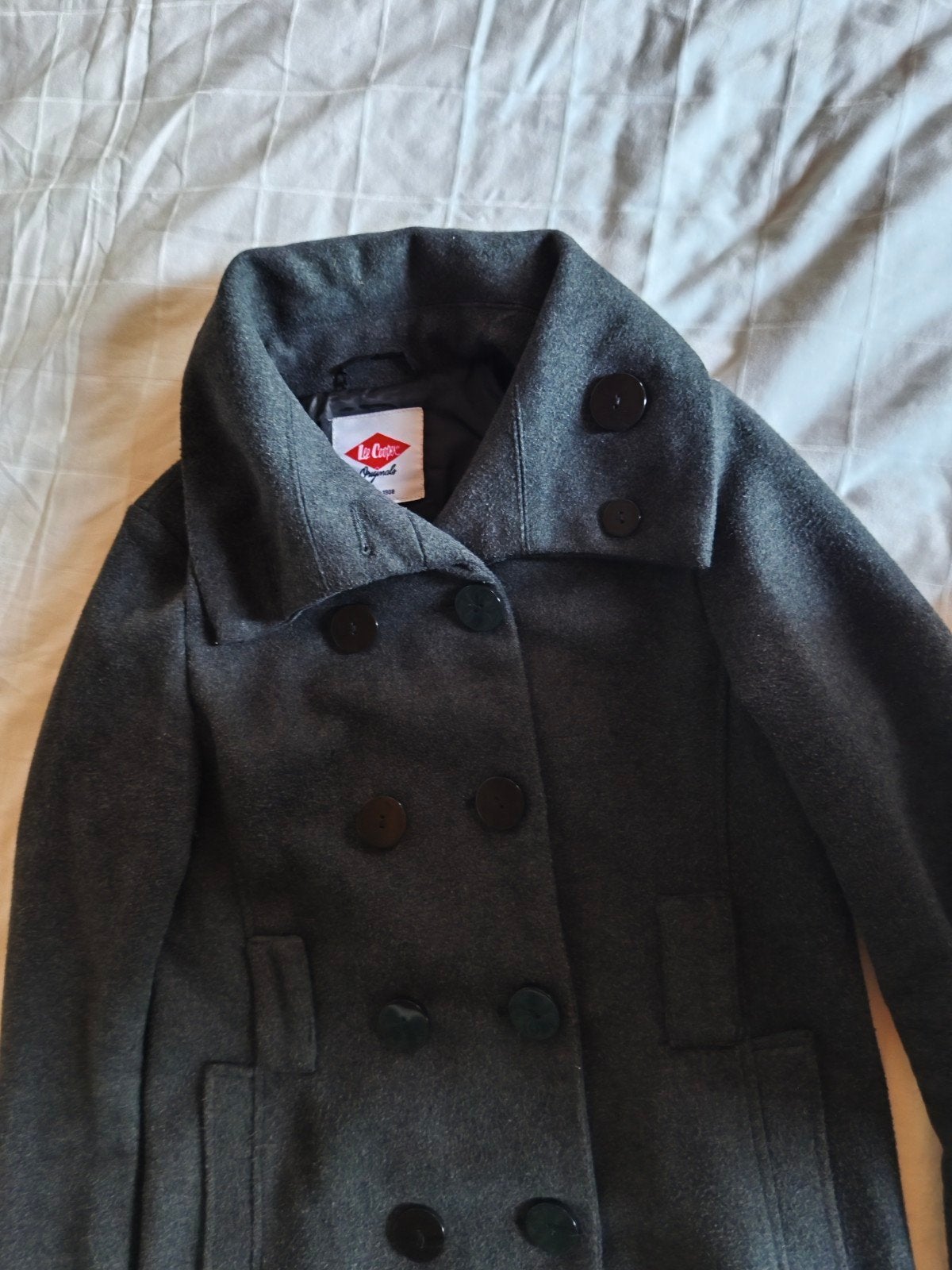 Jas Lee cooper donker grijs, Lee Cooper, Ophalen, Maat 38/40 (M), Grijs