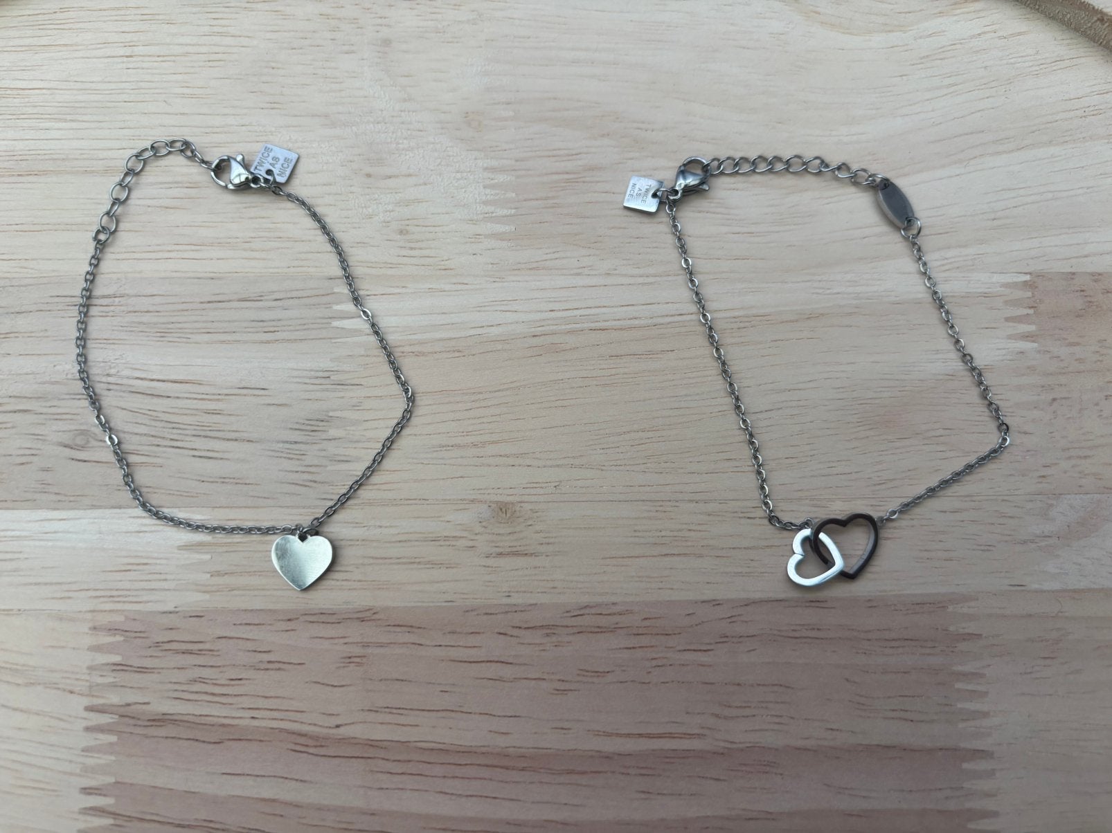 2 armbandjes twice as nice, Ophalen of Verzenden, Zo goed als nieuw
