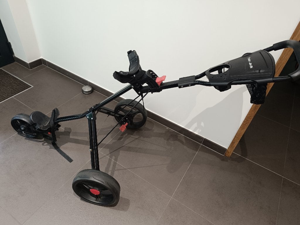 Stevige 3 wiel trolley, Ophalen, Gebruikt, Golfkar