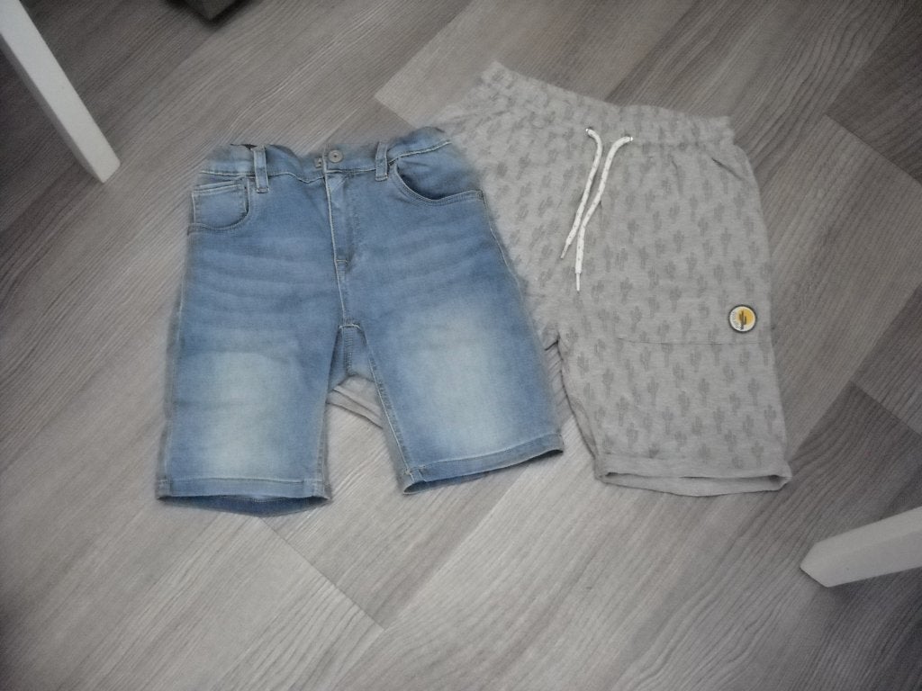 2 korte broeken 140/146-name it en veritas-mooie staat, Kinderen en Baby's, Kinderkleding | Maat 140, Ophalen, Gebruikt, Jongen