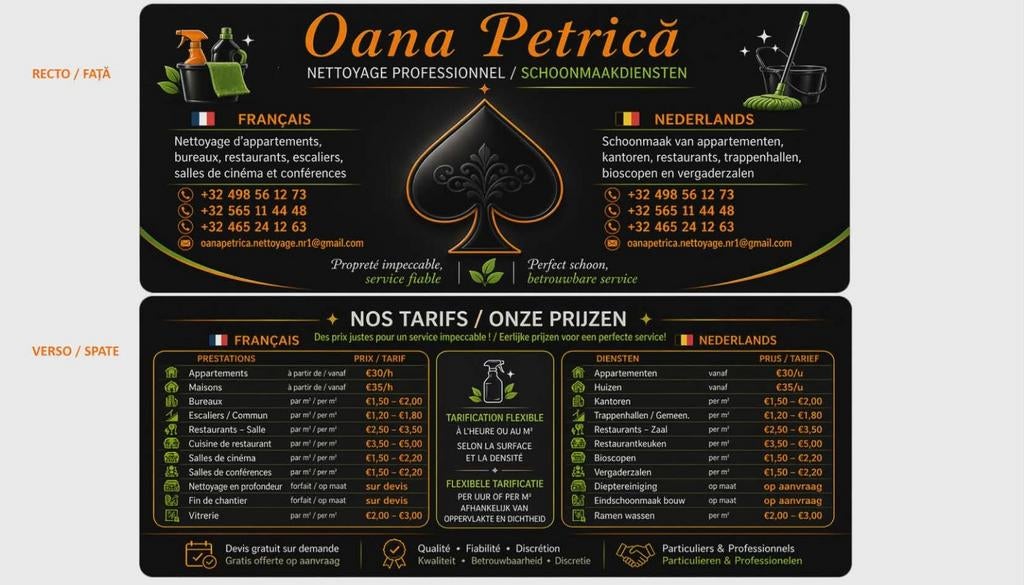 Services de Nettoyage Professionnel, Offres d'emploi