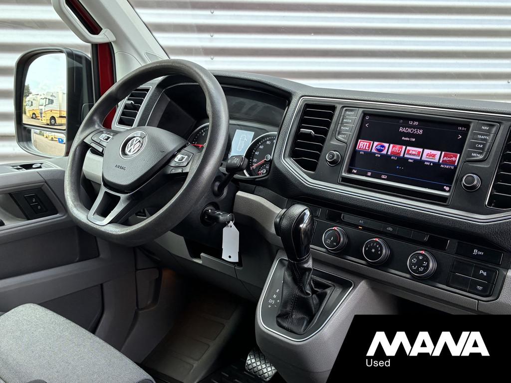 Volkswagen Crafter 50 2.0 TDI L3H2 177pk DL Automaat Trekhaa, Autos, Achat, Entreprise, 3 places, Noir