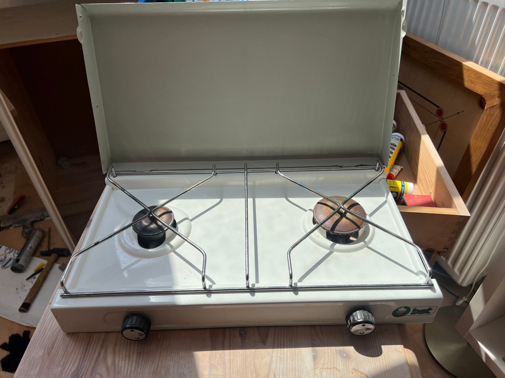Cuisinière au gaz, Enlèvement, Comme neuf