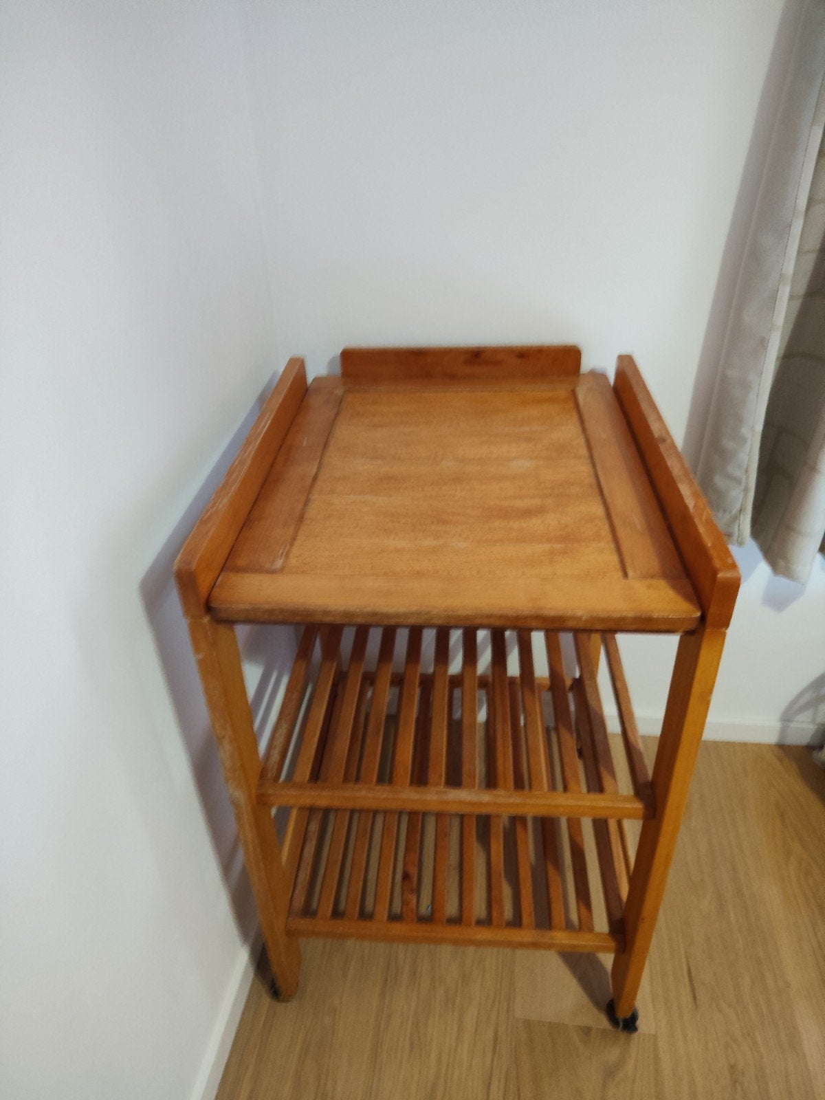 Table a langer, Enlèvement, Comme neuf