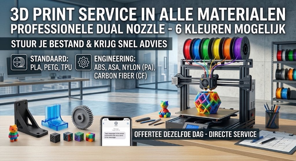 Professionele 3D print service met bambulab, Computers en Software, Ophalen, Nieuw, Filament