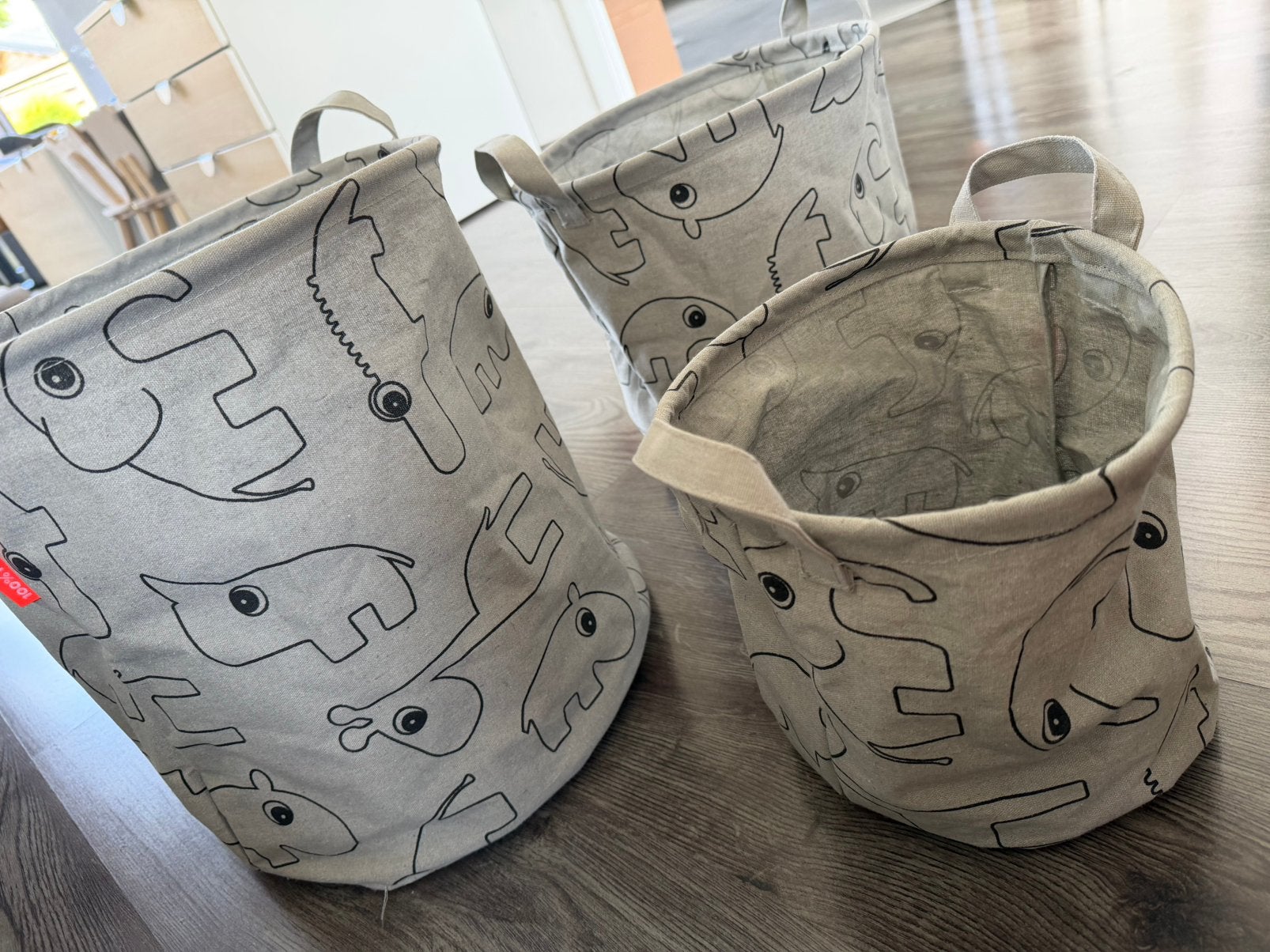 Opbergmandjes set van 3 Done By Deer, Kinderen en Baby's, Kinderkamer | Inrichting en Decoratie, Ophalen, Zo goed als nieuw, Done by Deer