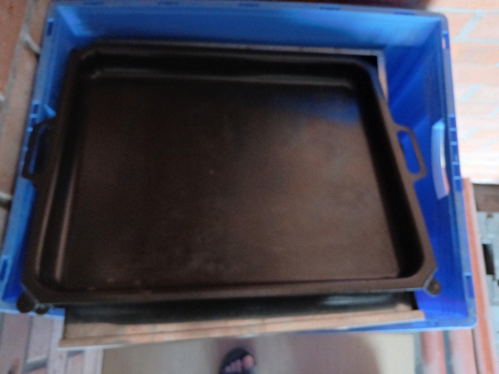 gas bakplaat met 2platen, Ophalen