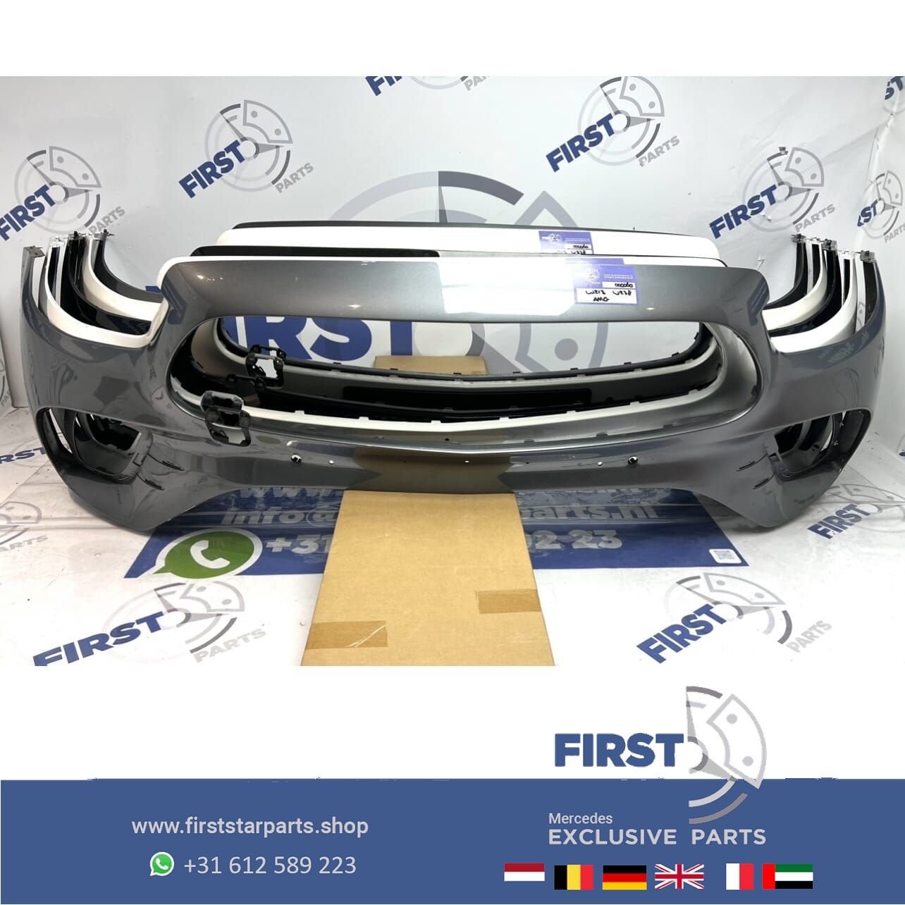W213 C238 AMG Voorbumper Mercedes E Klasse 2022 bumper PDC F, Gebruikt, -, Voor, Ophalen of Verzenden