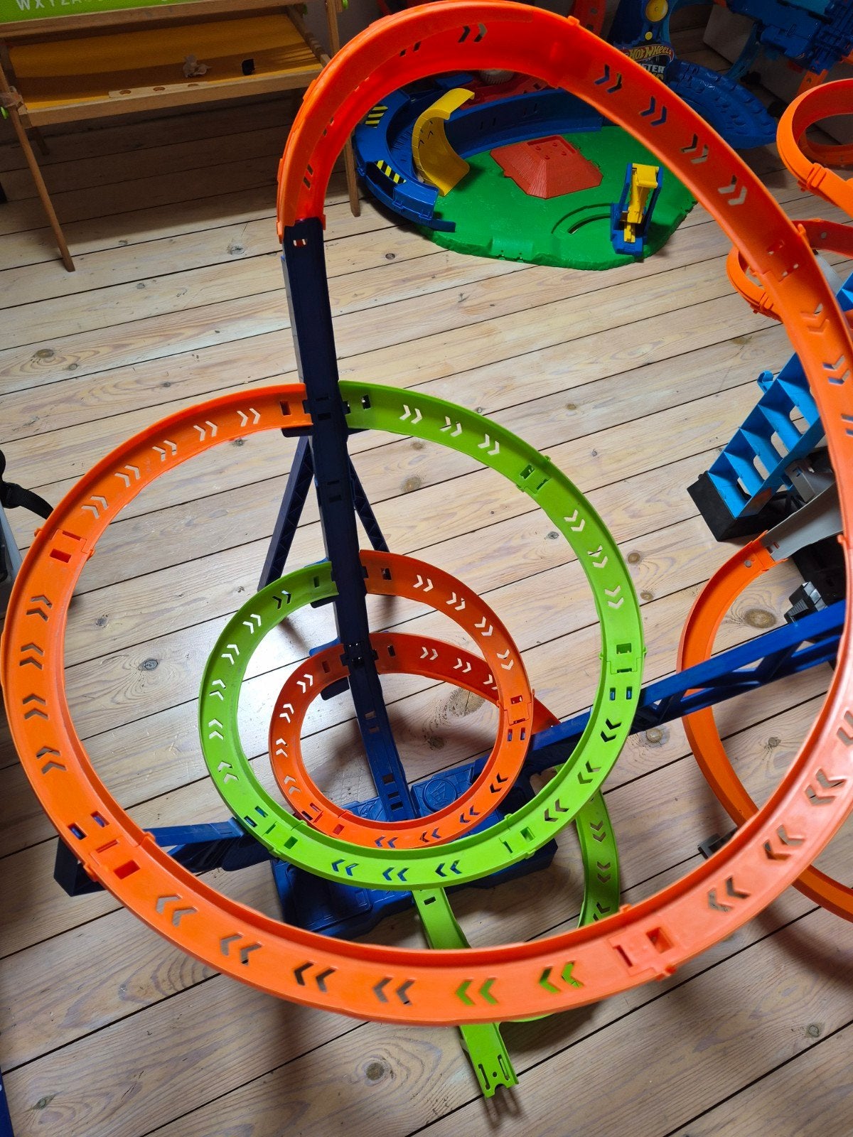 hotwheels baan, Ophalen