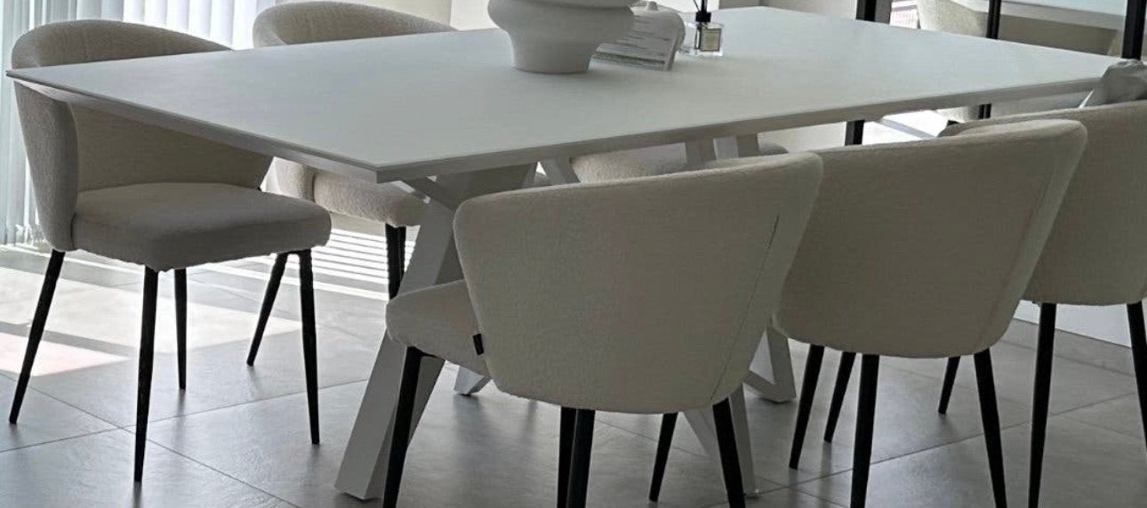 Eettafel 220x100, Huis en Inrichting, Ophalen, Zo goed als nieuw