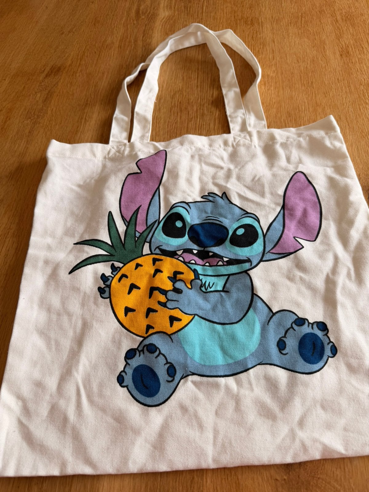 Sac tissu, Comme neuf, Sac, Imprimé, Blanc