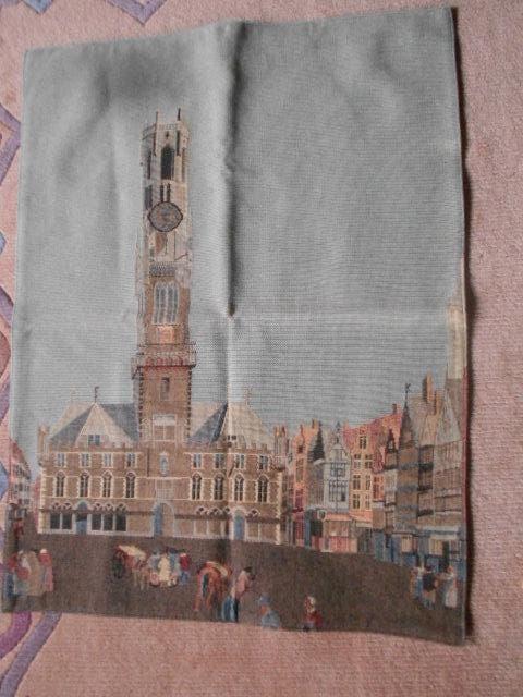 vlaams wandtapijt, belfort in brugge, nieuw, Huis en Inrichting, Meerkleurig, Nieuw, Klassiek, 86 cm