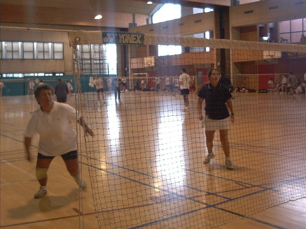 9 FILETS de BADMINTON + 18 Piquets, Enlèvement, Comme neuf, Autres types