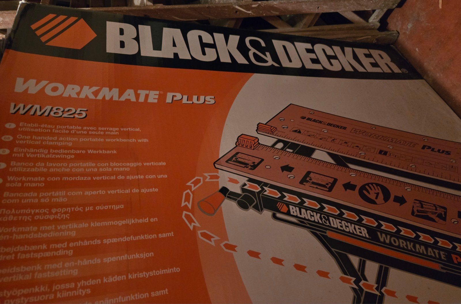 Établi Black & Decker Workmate Plus WM825 – NEUF dans sa boî, Enlèvement, Neuf