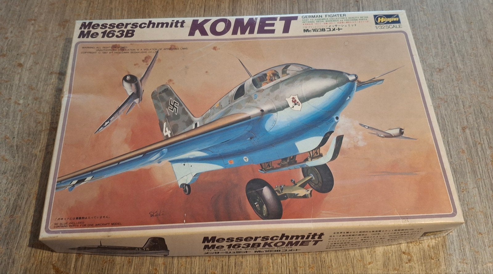 hasegawa s4 komet, Enlèvement, Neuf, 1:32 à 1:50, Hasegawa
