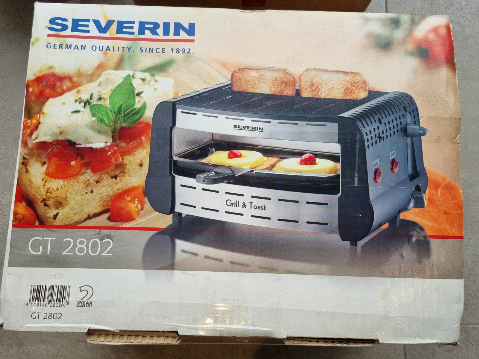 Grill&toast, Ophalen