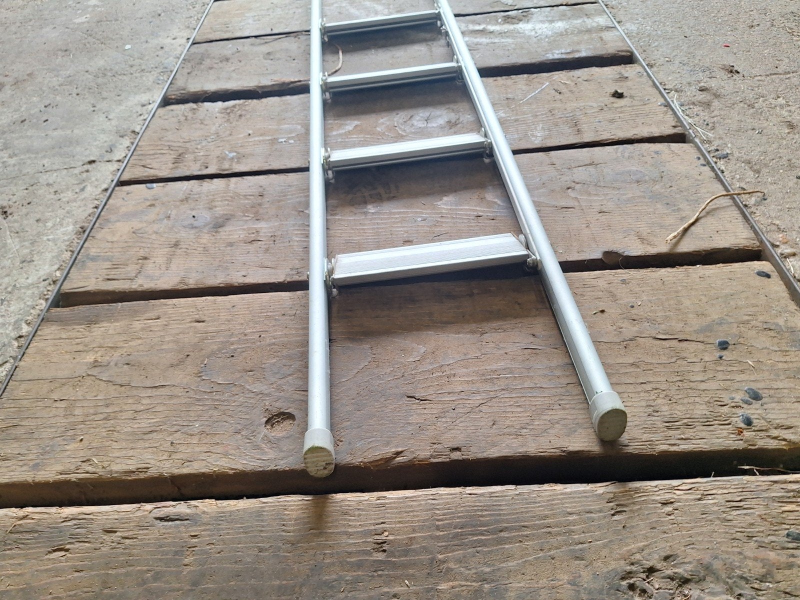 aluminium ladder, Doe-het-zelf en Bouw, Ophalen of Verzenden, Ladder