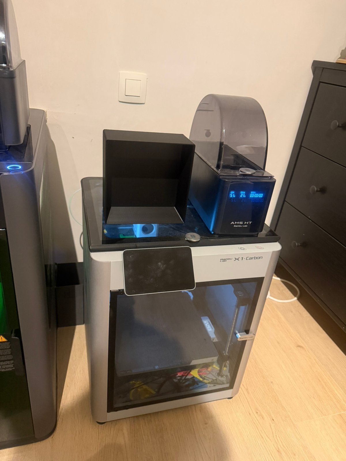 X1c met extras, Computers en Software, 3D Printers, Ophalen, Zo goed als nieuw