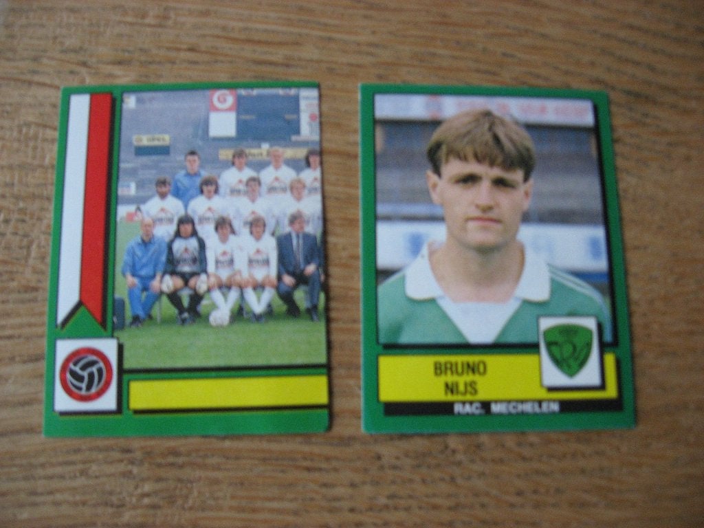 Football 89 Panini Stickers Spelers Antwerp Rac. Mechelen, Verzamelen, Ophalen of Verzenden, Nieuw, Overige typen