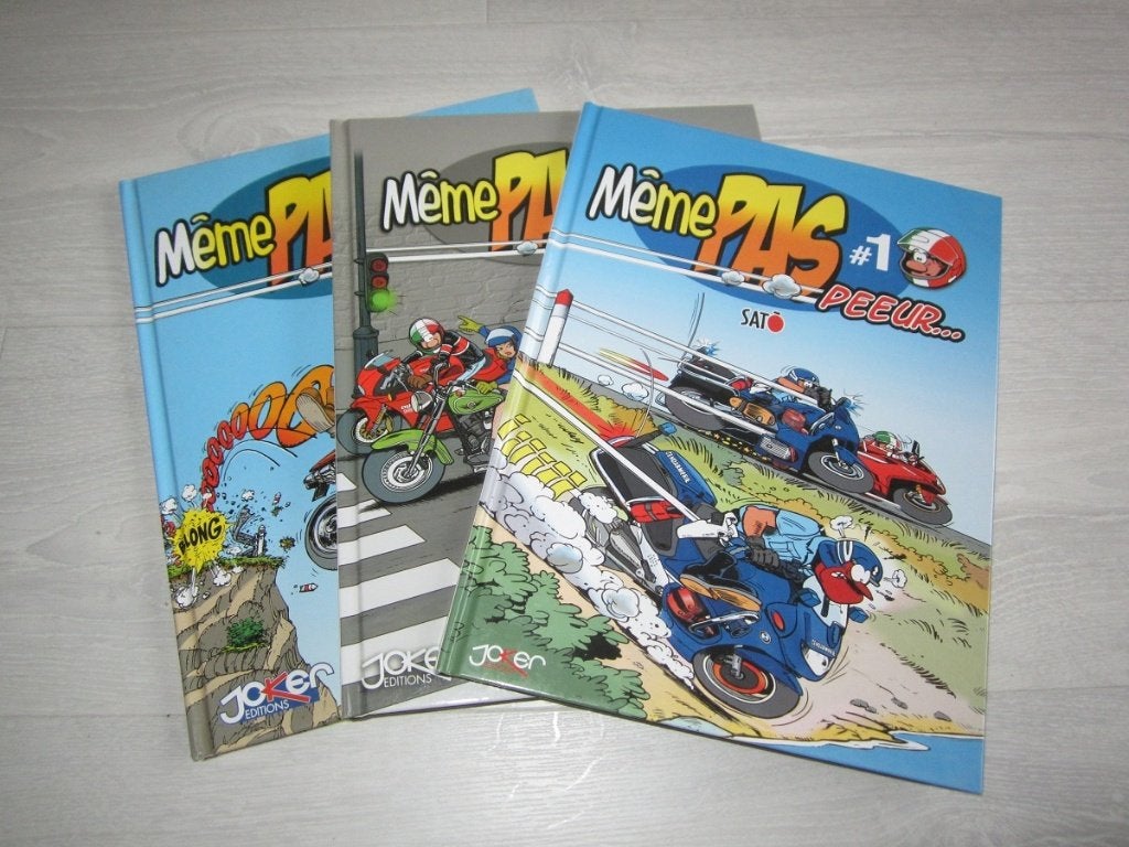 Même pas peeur... - 4,00Eur / pièce (histoires de motards), Livres, BD, Plusieurs BD, Enlèvement ou Envoi, Comme neuf, SATO