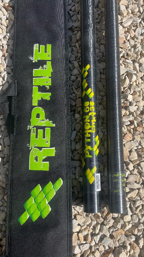 Windsurf mast Reptile Python 430 rdm, Watersport en Boten, Windsurfen, Ophalen, Zo goed als nieuw, Mast, Met draagtas