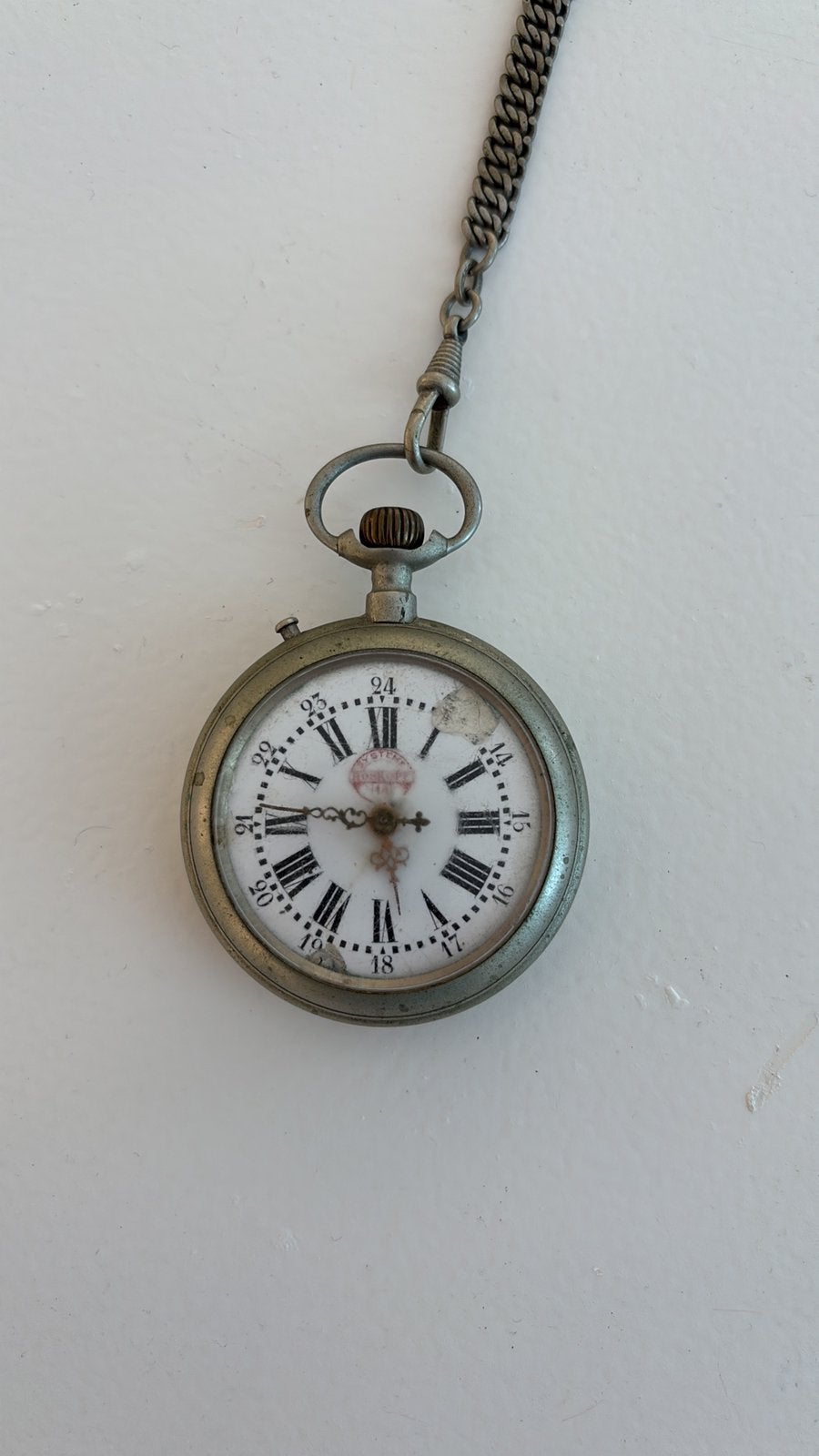 Roskopf zakhorloge, Handtassen en Accessoires, Horloges | Antiek, Ophalen, Zakhorloge