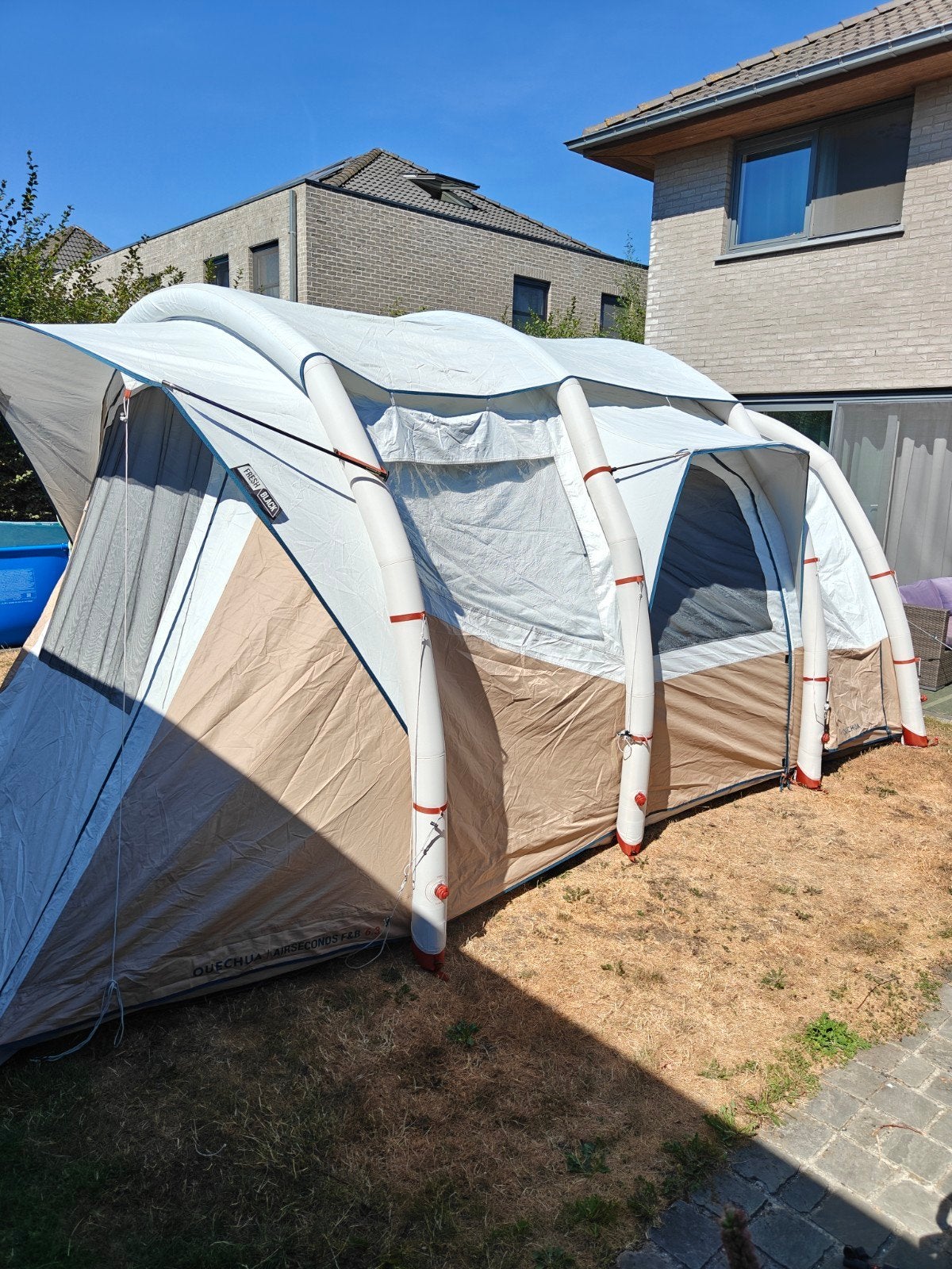 Air Seconds Fresh & Black 6.3 tent, Caravans en Kamperen, Ophalen, Zo goed als nieuw, Tot en met 6