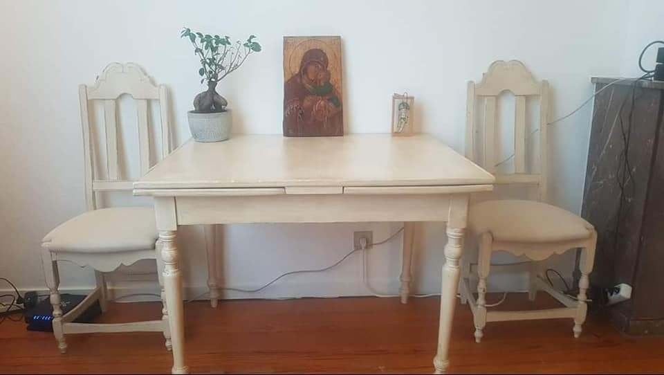 table, Maison & Meubles, 150 à 200 cm, Shabby, Cinq personnes ou plus, 100 à 150 cm