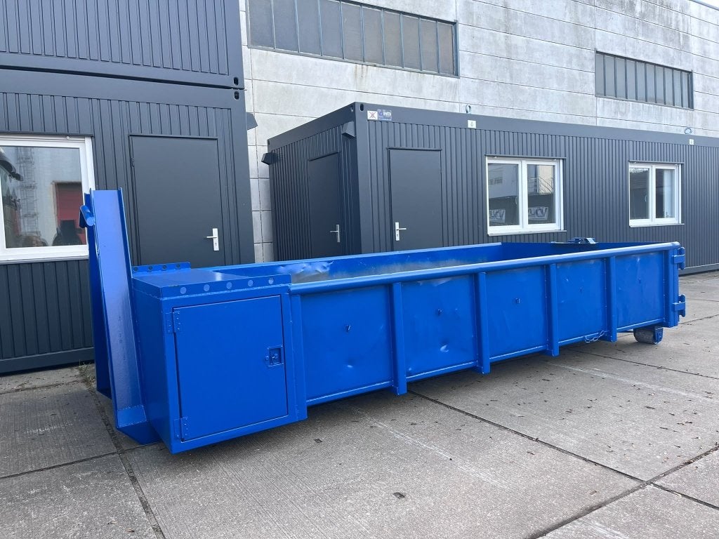 Haakarmcontainer 5m met Opbergkast, Ophalen