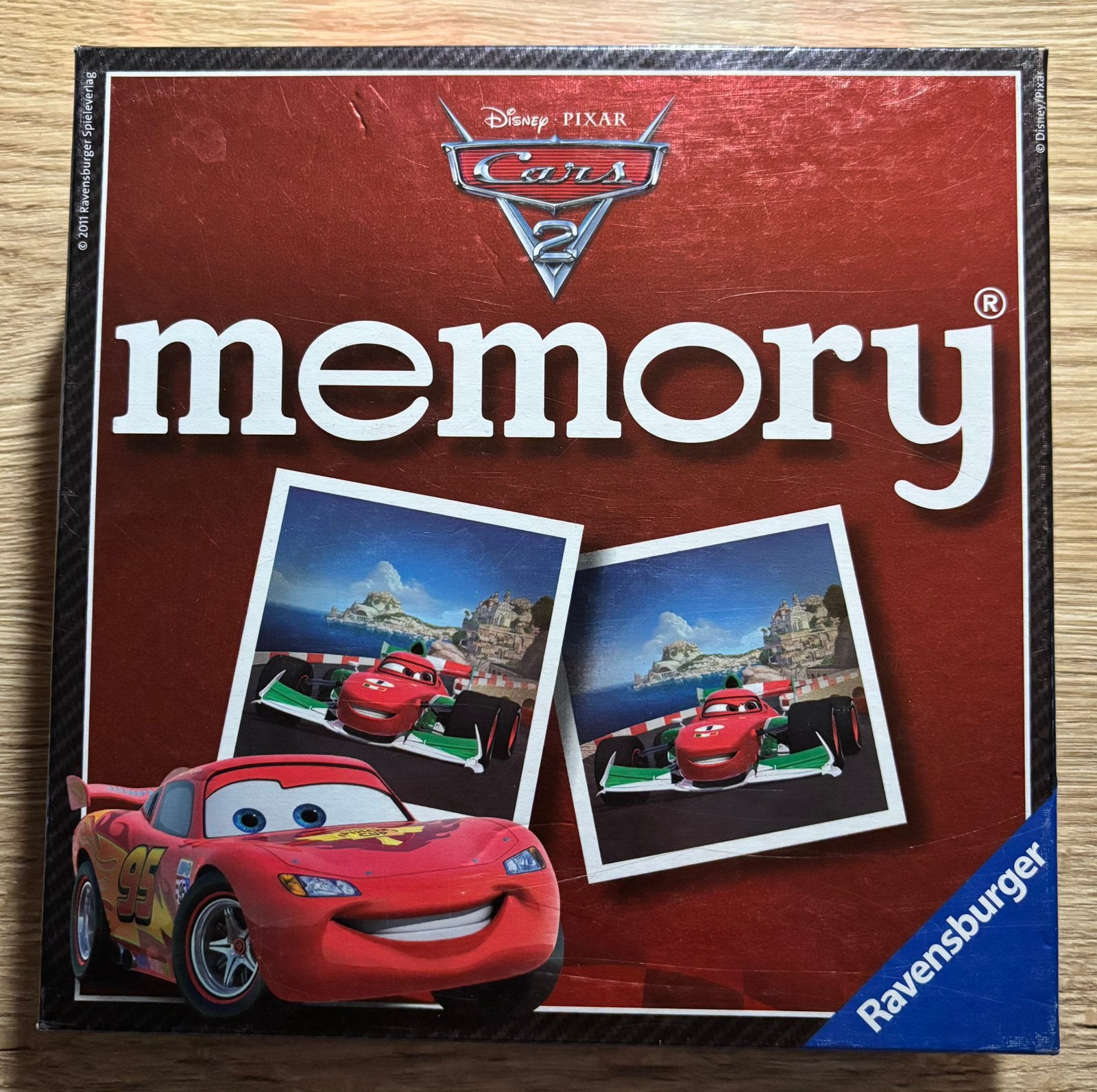 Disney Pixar Cars 2 Memory van Ravensburger, Vijf spelers of meer, Ophalen of Verzenden, Zo goed als nieuw