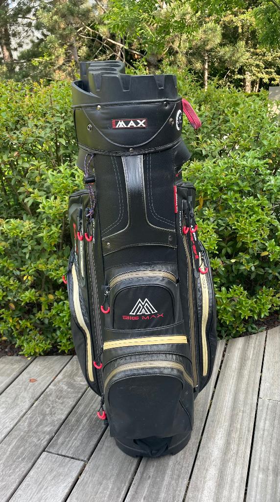 BigMax waterdichte golftas met club-organizer, Sport en Fitness, Ophalen, Gebruikt, Tas, Overige merken
