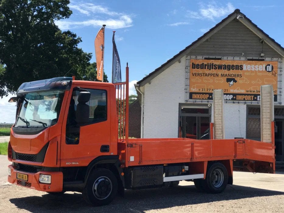Iveco Eurocargo 80E160 Euro 6 Machine Transport Oprijwagen, Auto's, Overige kleuren, Iveco, Bedrijf, 2 zetels