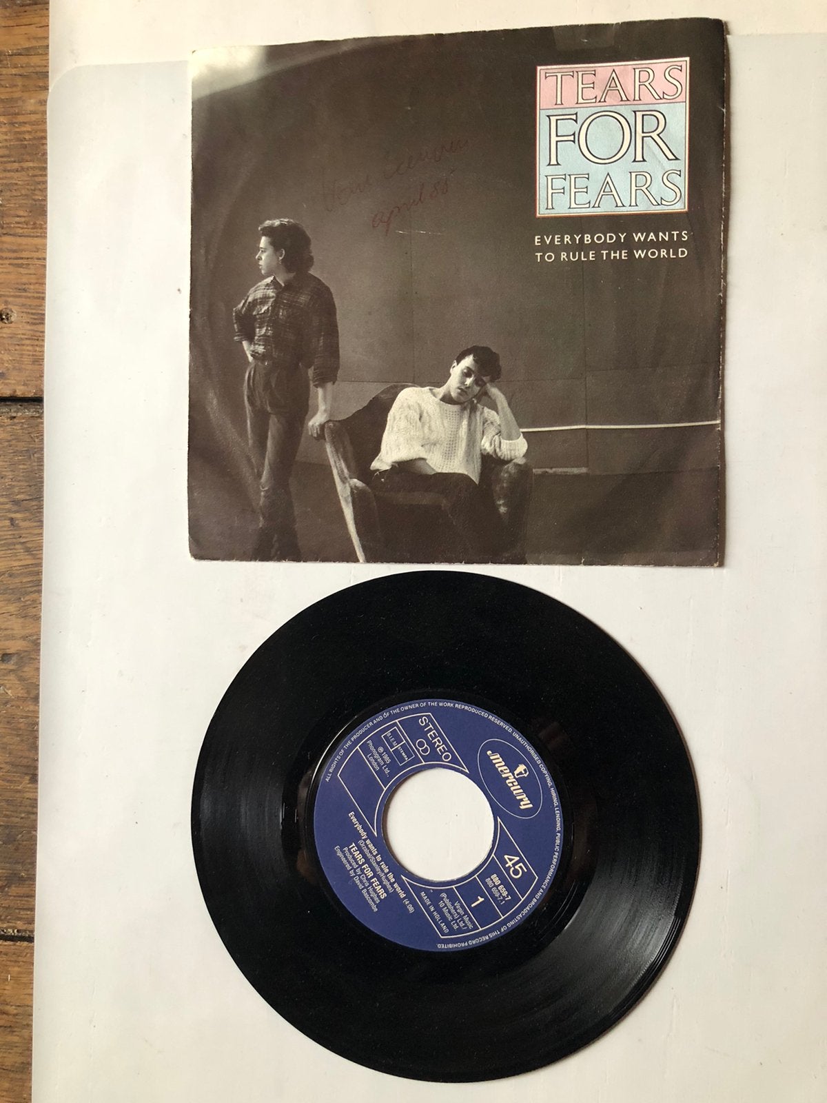 Tears for Fears: tout le monde (1985), CD & DVD, Envoi, Comme neuf